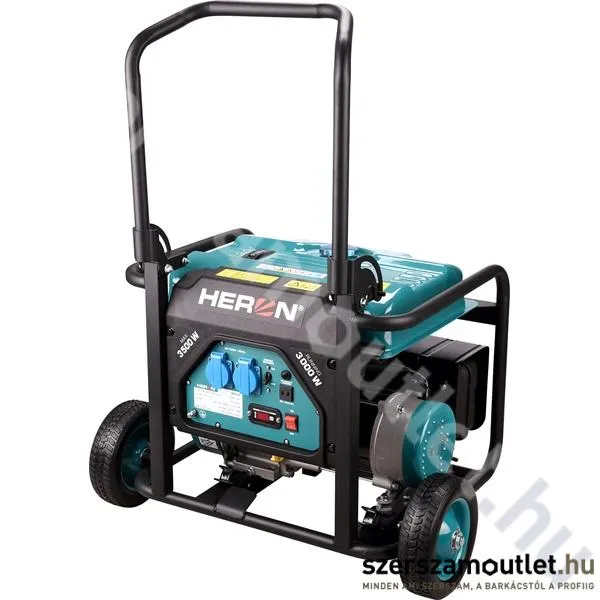 HERON Benzinmotoros áramfejlesztő 3kVA