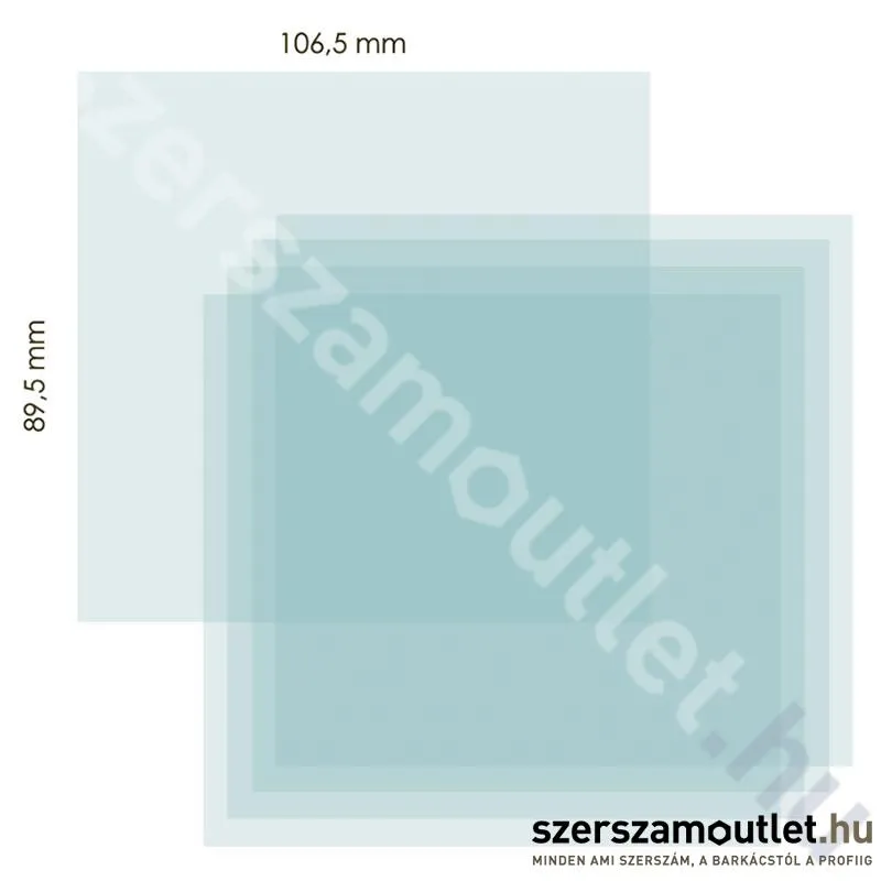 IWELD PANTHER DIGITAL 5.1 Belső védőplexi 89,5x106,5mm (8PNTHR51INNCL)