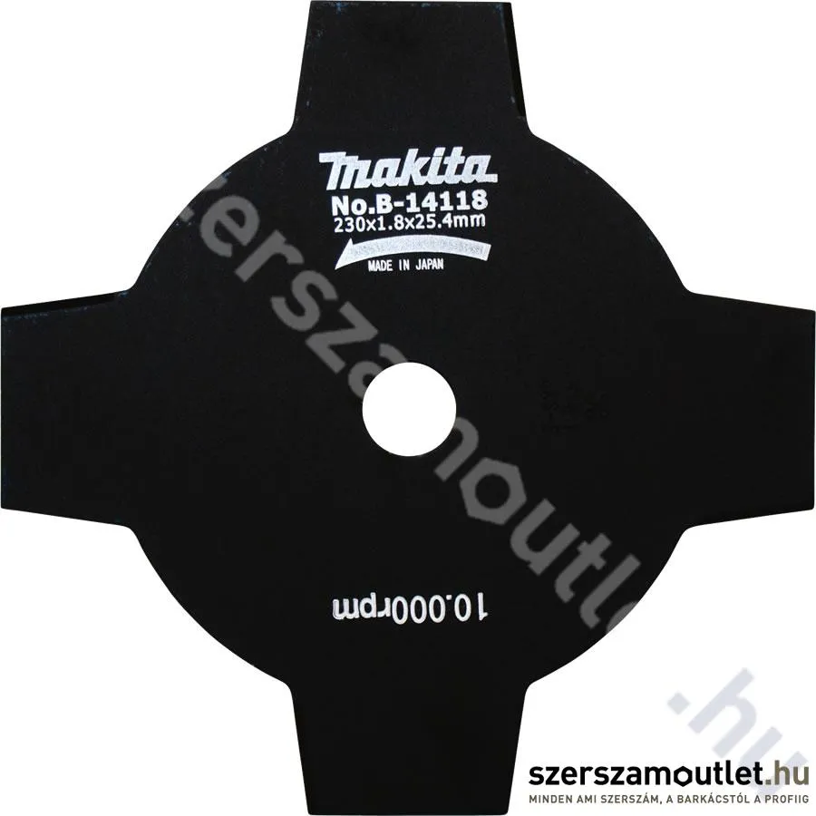 MAKITA Bozótvágó kés 230 x 25,4 mm 4 fogú (6258507600)(B-14118)