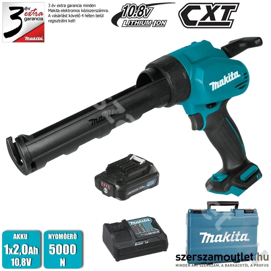 MAKITA CG100DSAA Akkus kartus kinyomó pisztoly (1x2,0Ah/10,8V)