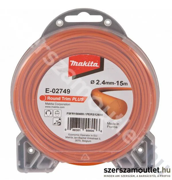 MAKITA Damil kerek roundTRIM 2,4mm x 15m (E-02749)