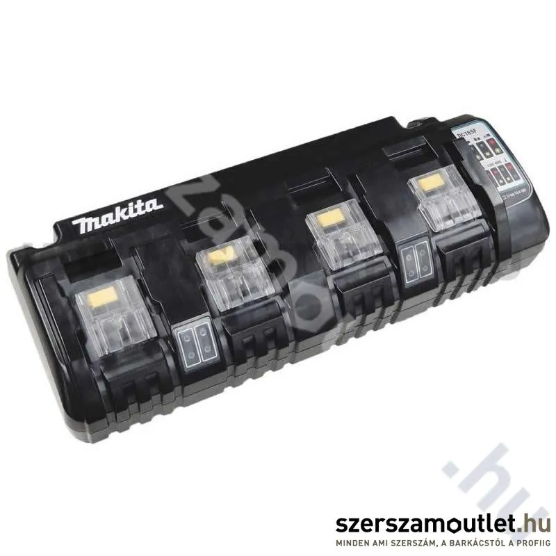MAKITA DC18SF Akkumulátor töltő 14,4V-18V Li-ion LXT 4 portos (196426-3)