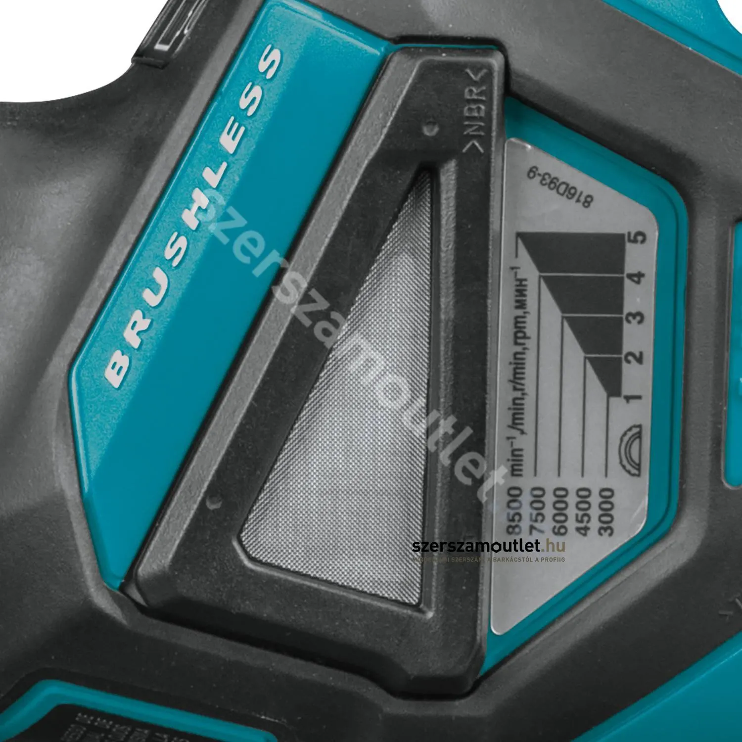 MAKITA DGA513Z Akkus szénkefementes fordulatszabályzós sarokcsiszoló 125mm (Akku és töltő nélkül)