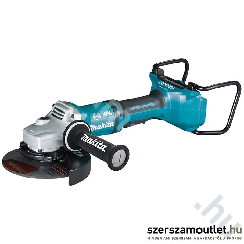 MAKITA DGA700Z Akkus szénkefementes sarokcsiszoló (2x18V/180mm) (Akku és töltő nélkül!)