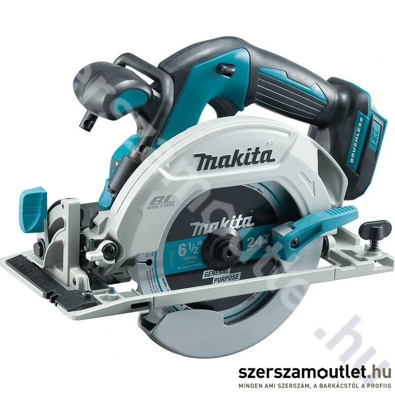 MAKITA DHS680Z Akkus szénkefementes körfűrész (18V/165mm) (Akku és töltő nélkül!)