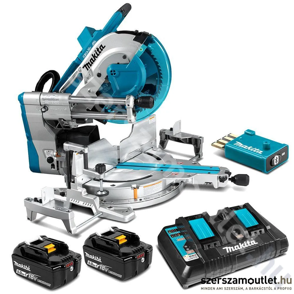 MAKITA DLS211PT2U Akkus gérvágó (2x18V/2x5,0Ah)akku+töltő