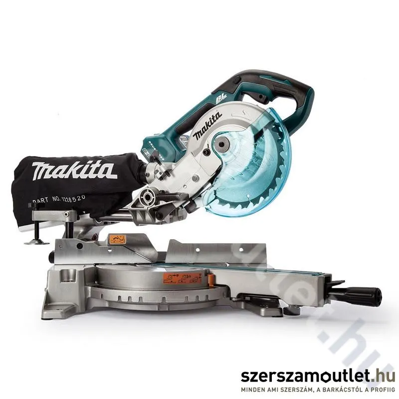 MAKITA DLS714NZ Akkus szénkefementes csúszósínes gérvágó (18V/190mm) (Akku és töltő nélkül!)