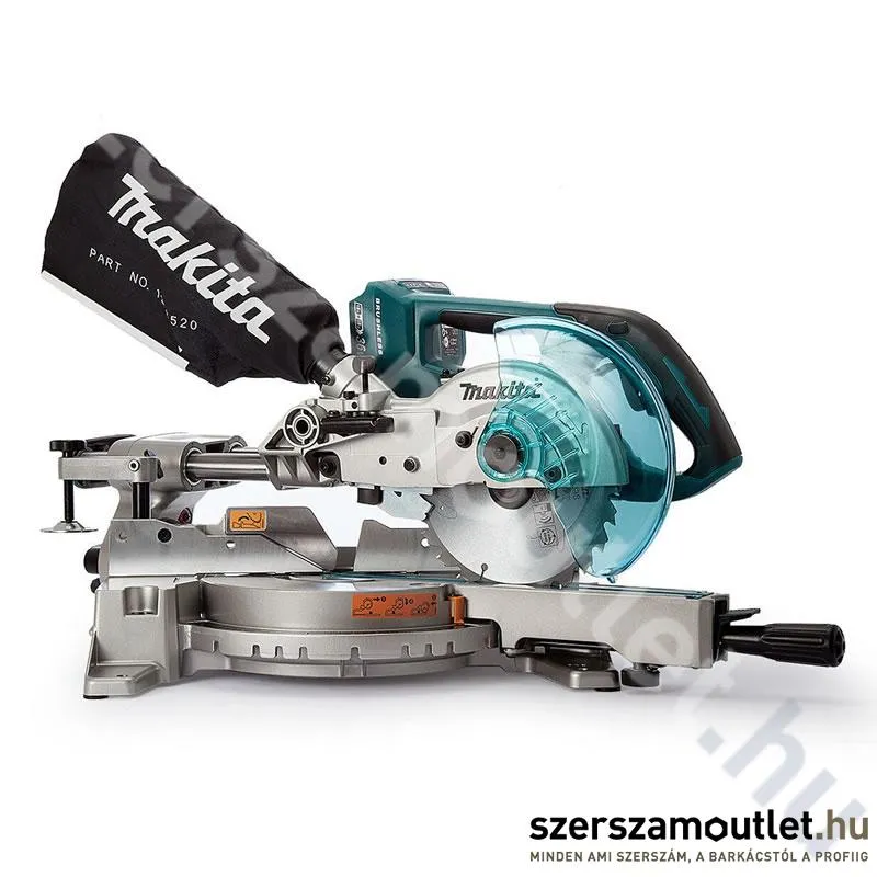 MAKITA DLS714NZ Akkus szénkefementes csúszósínes gérvágó (18V/190mm) (Akku és töltő nélkül!)