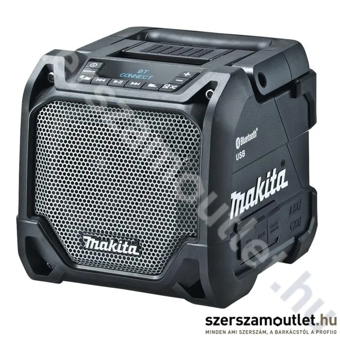 MAKITA DMR202B Bluetooth akkus hangszóró, kihangosító (18V) (Akku és töltő nélkül!) (DMR200 utódja)