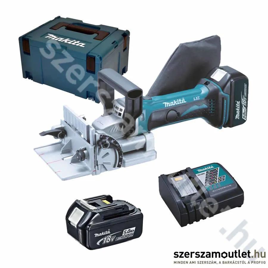 MAKITA DPJ180RTJ Akkus lapostiplimaró MAKPAC kofferben (2x18V/5,0Ah)