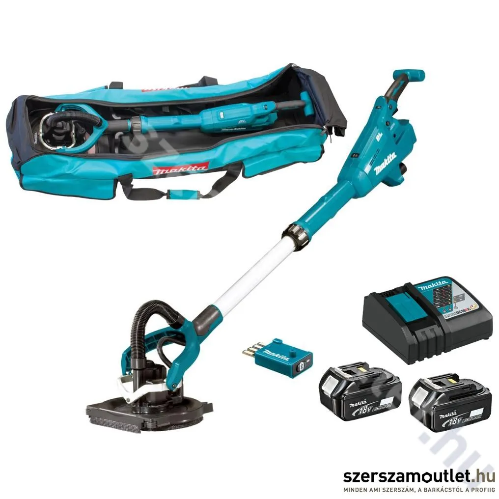 MAKITA DSL800RTEU Akkus teleszkópos falcsiszoló zsiráf (18V/225mm)