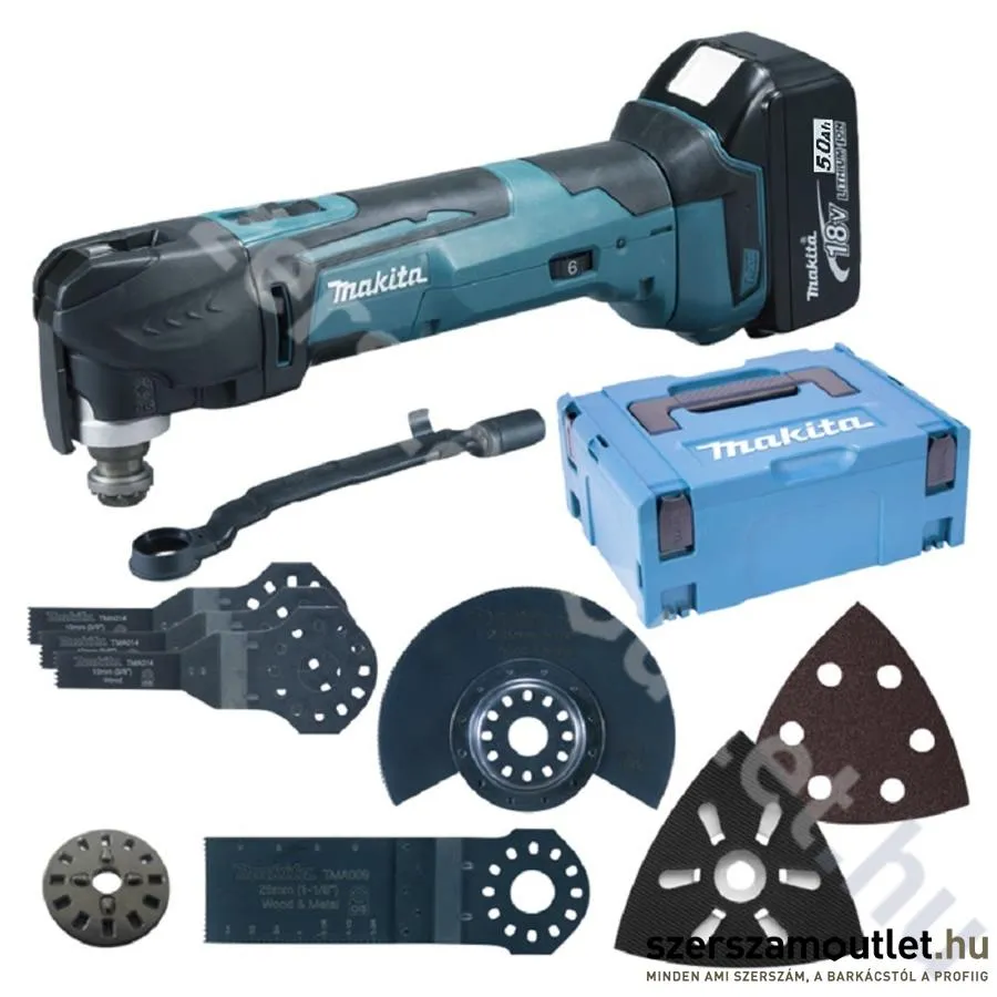 MAKITA DTM51RTJX4 Akkus multifunkciós gép MAKPAC kofferben (2x18V/5,0Ah)