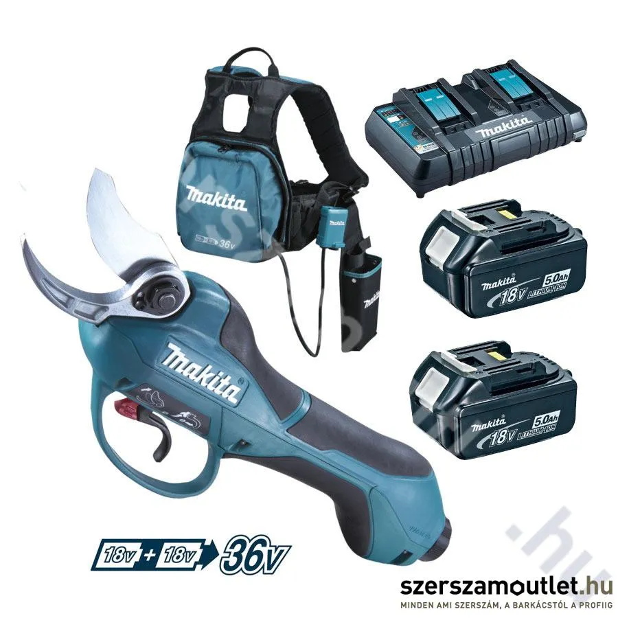 MAKITA DUP361PT2 Akkus metszőolló (2x18V)