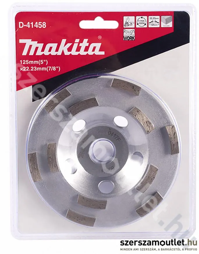 MAKITA gyémánt csiszolótárcsa 125mm