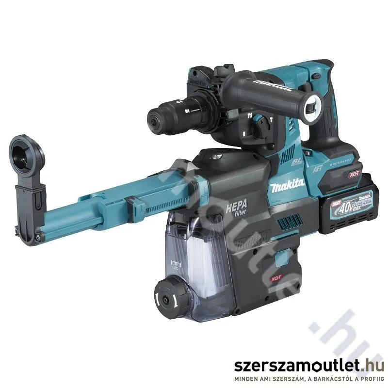 MAKITA HR002GD203 Akkus szénkefementes fúró-vésőkalapács SDS-Plus, MAKPAC kofferben (2x2,5Ah/40V)