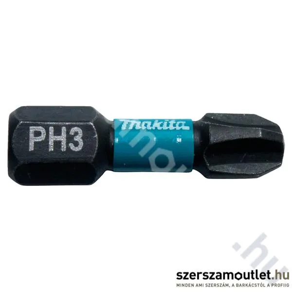 MAKITA impact BLACK csavarbehajtó bit PH3 25mm (2db) (B-63622)