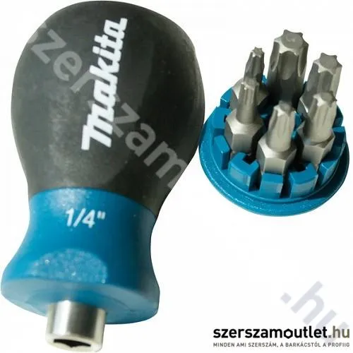 MAKITA kézi csavarhúzó szett TORX T10,15,20,25,30,40 65 mm (P-84165)
