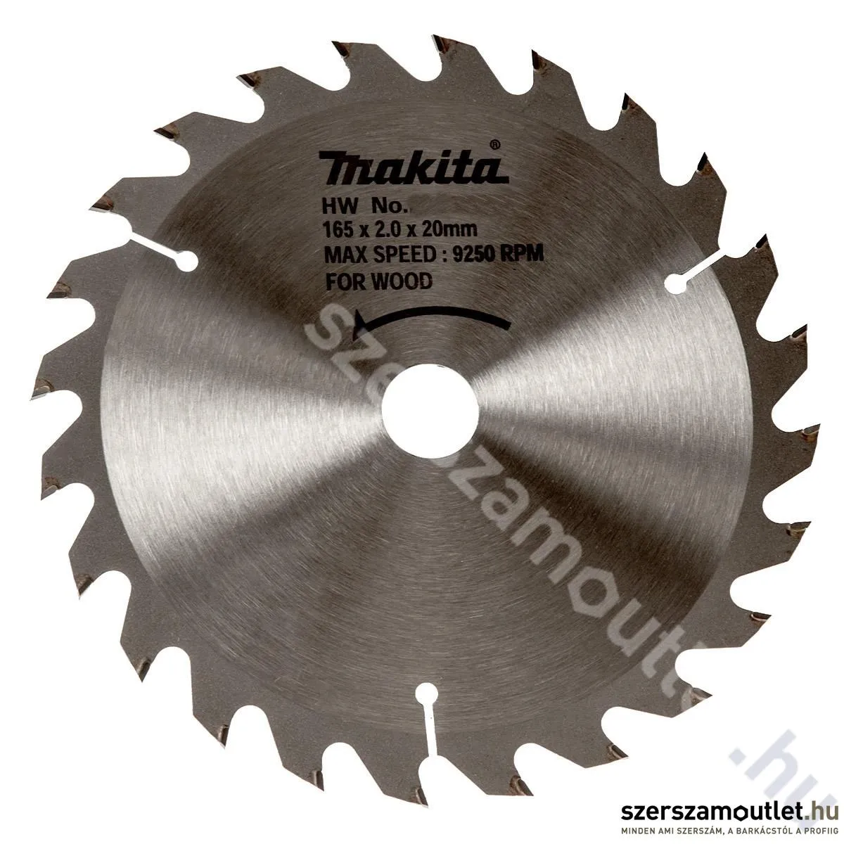 MAKITA SPECIALIZED Körfűrésztárcsa közepes vágására 165x20 mm Z16 (D-51079)