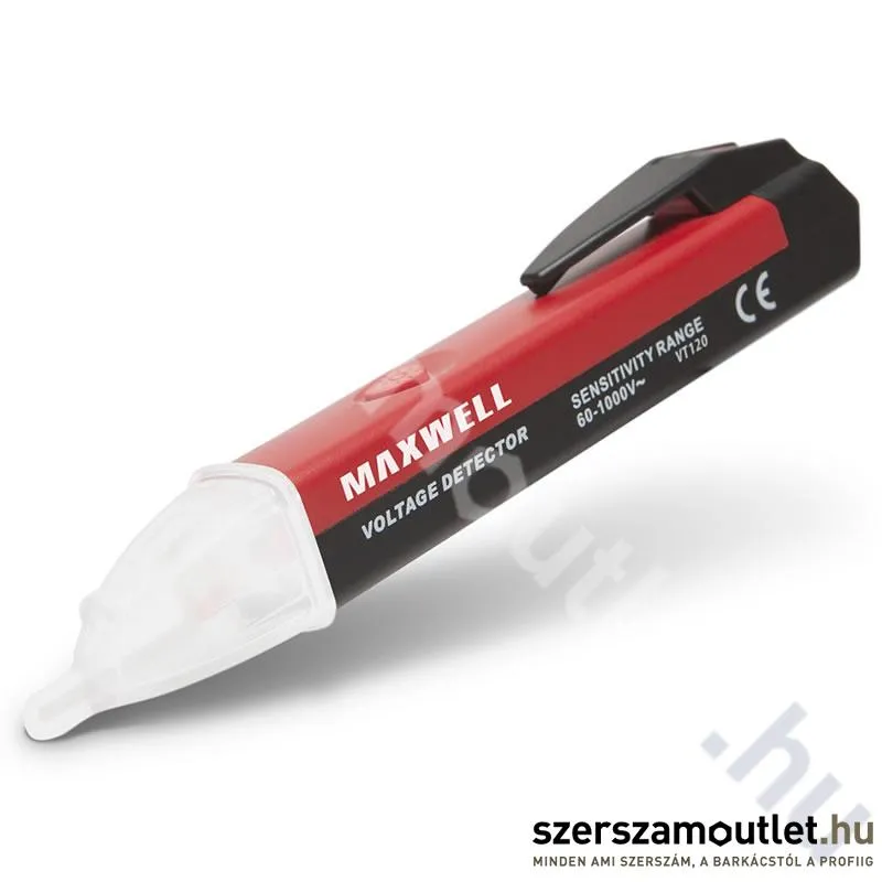 MAXWELL Érintés nélküli feszültség detektor - LED lámpával (25818)