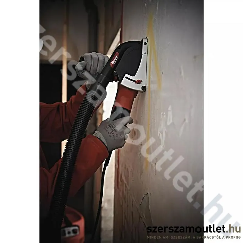 MILWAUKEE AGV 12-125 X DEC SET Sarokcsiszoló porelvezető burkolattal, kofferben (1200W/125mm)