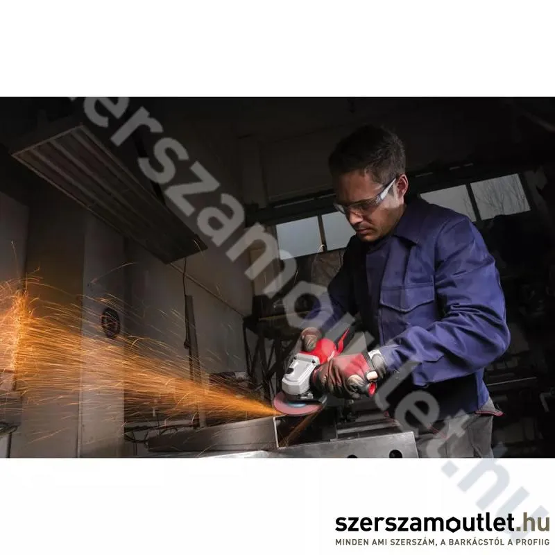 MILWAUKEE AGV 15-125 XE Sarokcsiszoló fordulatszám szabályzós, lágyinditással (1550W/125mm)