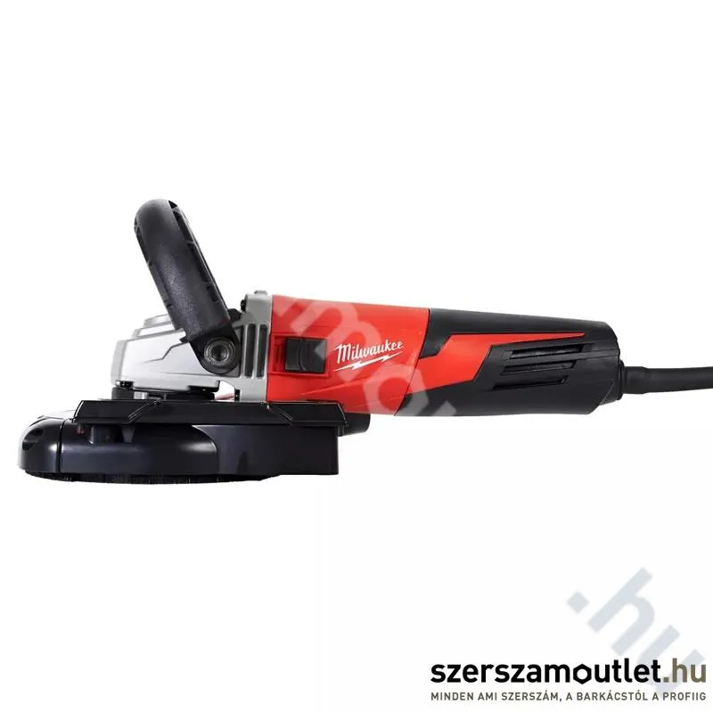 MILWAUKEE AGV 15-125 XC DEG SET Sarokcsiszoló porelvezető burkolattal, kofferben (1550W/125mm)