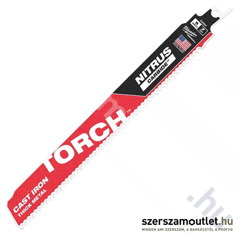 MILWAUKEE HEAVY DUTY TORCH NITRUS CARBIDE Orrfűrészlap 230mm (1db) (48475262)