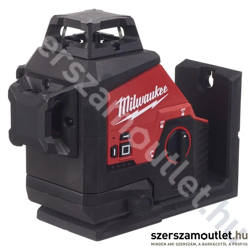 MILWAUKEE M12 3PL-0C Akkus 360° 3 síkú vonallézer ZÖLD, kofferben (12V) (Akku és töltő nélkül!)