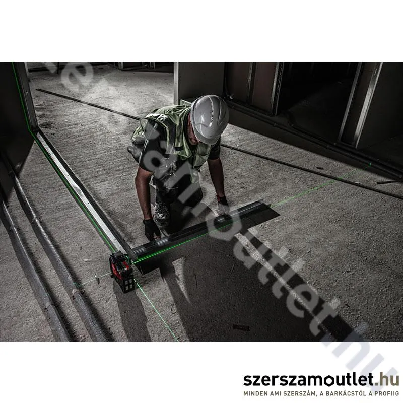MILWAUKEE M12 3PL-0C Akkus 360° 3 síkú vonallézer ZÖLD, kofferben (12V) (Akku és töltő nélkül!)