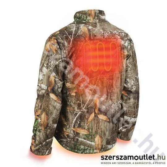 MILWAUKEE M12 HJ CAMO5-0 (M) Fűthető kabát, terepszínű (4933464335 HJCAMO5) (Akku és töltő nélkül)