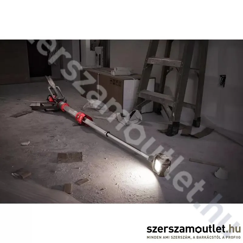 MILWAUKEE M12 SAL-0 Akkus állványos térmegvilágító LED lámpa (12V) (Akku és töltő nélkül!)