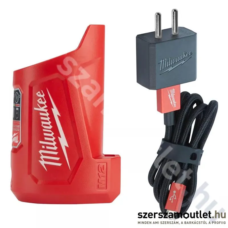 MILWAUKEE M12 TC Kompakt töltő és áramforrás (4932459450)