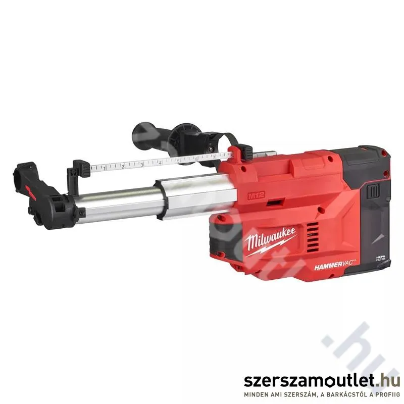 MILWAUKEE M12 UDEL-0B Akkus porelszívó L osztályú (12V) (Akku és töltő nélkül!) (4933471460)