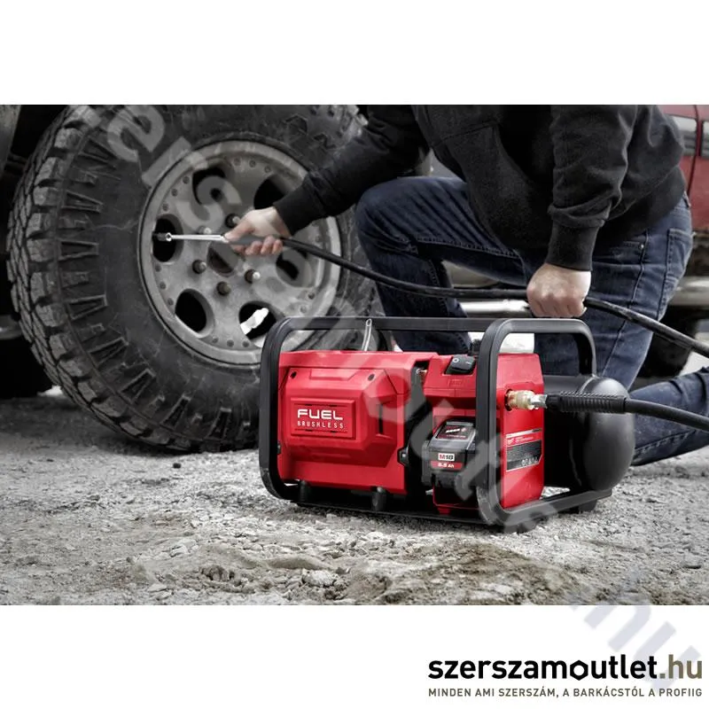 MILWAUKEE M18 FAC-0 Akkus légkompresszor (18V/7,6l) (Akku és töltő nélkül!) (4933472166)