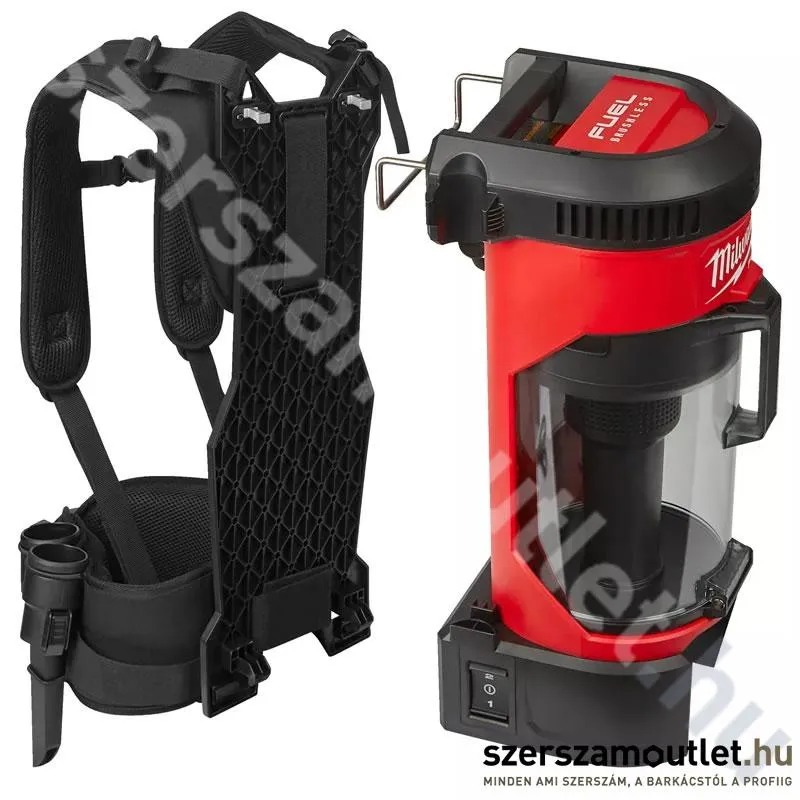 MILWAUKEE M18 FBPV-0 Akkus háti porszívó (18V) (Akku és töltő nélkül!) (4933464483)
