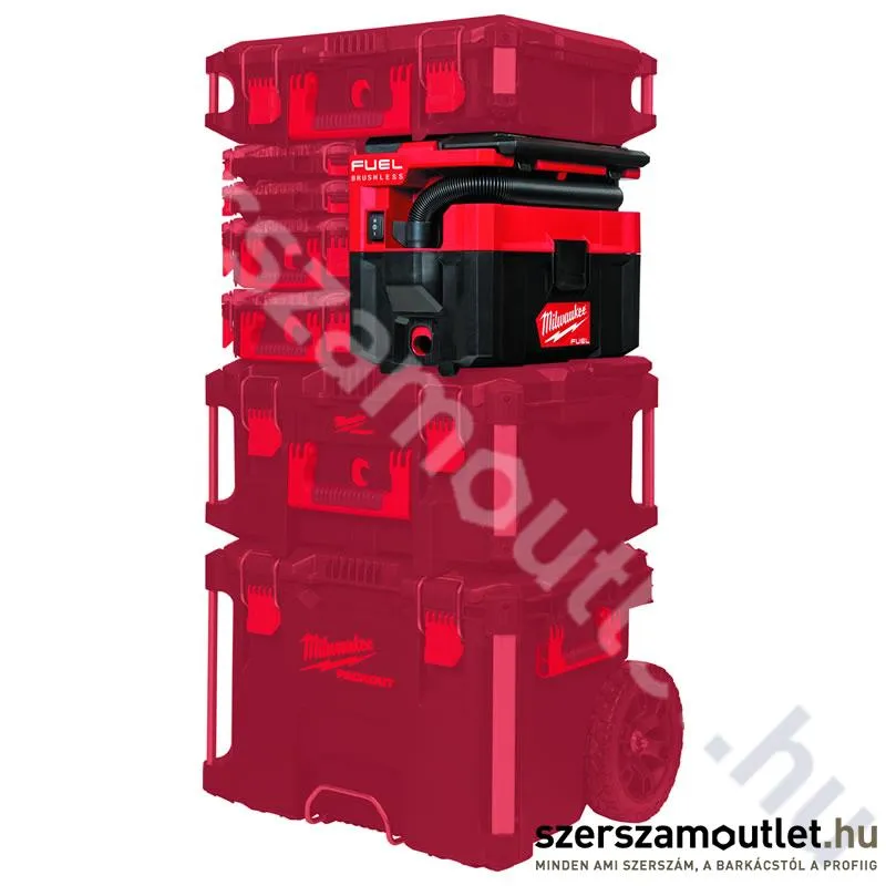 MILWAUKEE M18 FPOVCL-0 PACKOUT Akkus száraz/nedves porszívó (18V) (Akku és töltő nélkül!)