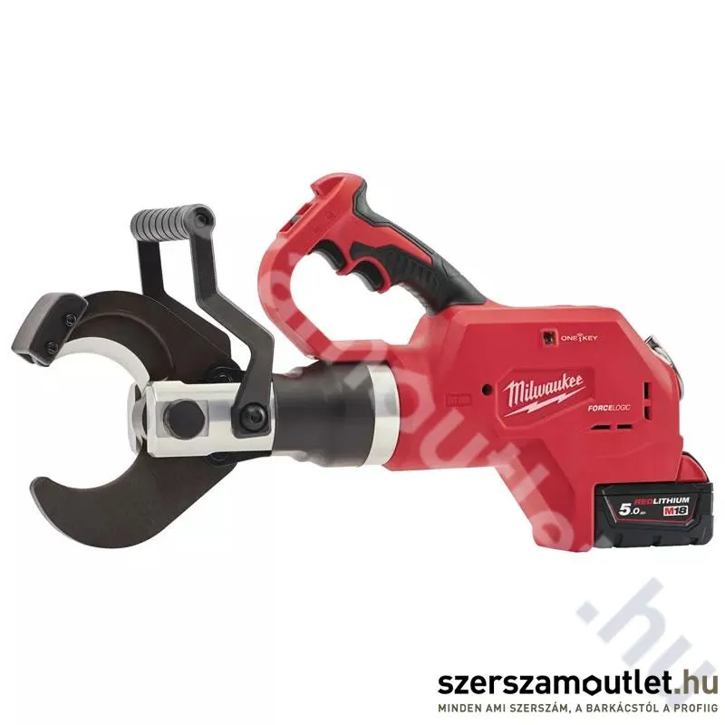 MILWAUKEE M18 HCC75-502C Akkus hidraulikus földalatti kábelvágó kofferben (2x5,0Ah/18V)