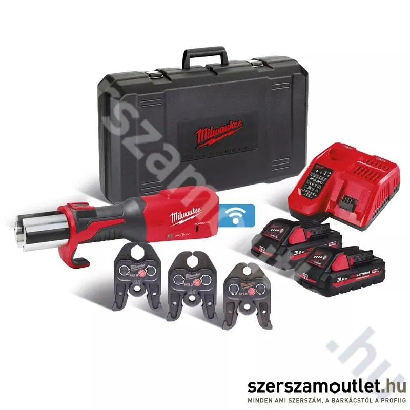 MILWAUKEE M18 ONEBLHPT-302C M-SET Akkus prés, szénkefementes, kofferben (M pofa) (2x3,0Ah/18V)