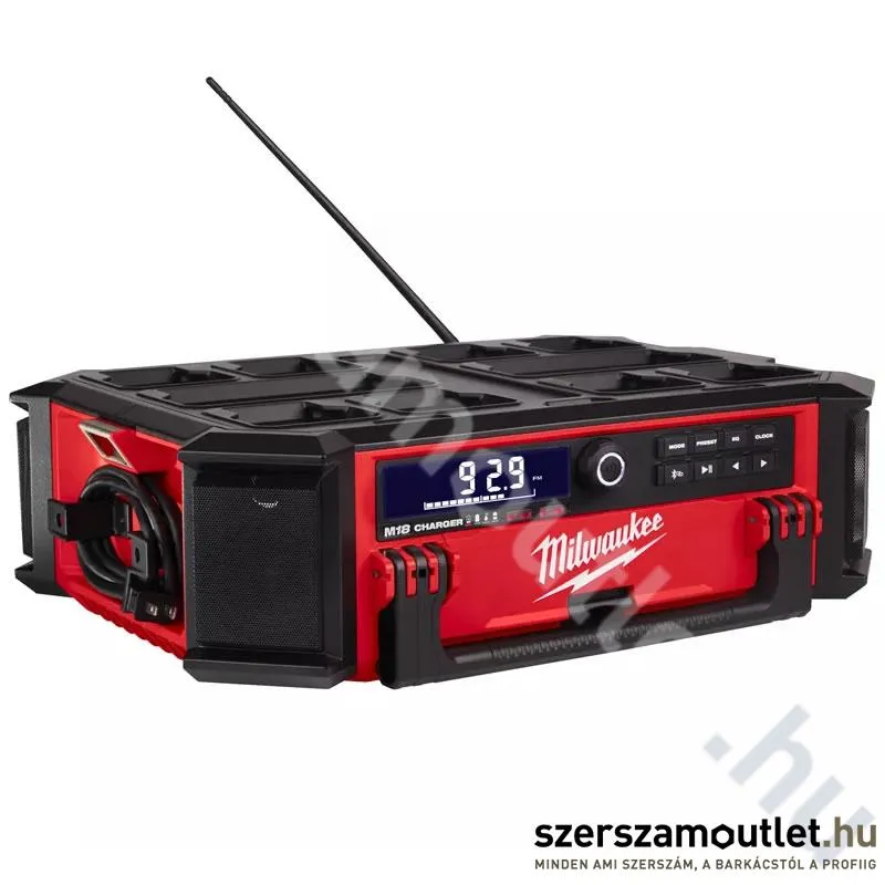 MILWAUKEE M18 PRCDAB+-0 PACKOUT Rádió/töltő (18V) (Akku nélkül!) (4933472112)