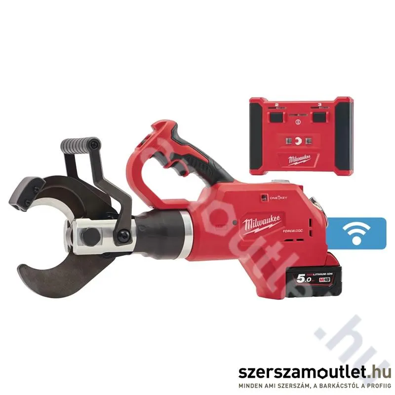 MILWAUKEE M18 HCC75R-502C Akkus hidraulikus föld alatti kábelvágó távvezérlóvel, koffer (4933459271)