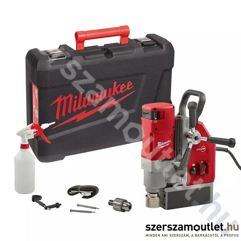 MILWAUKEE MDE 41 Mágnestalpas fúrógép kofferben (1200W/9930N) (4933451015)