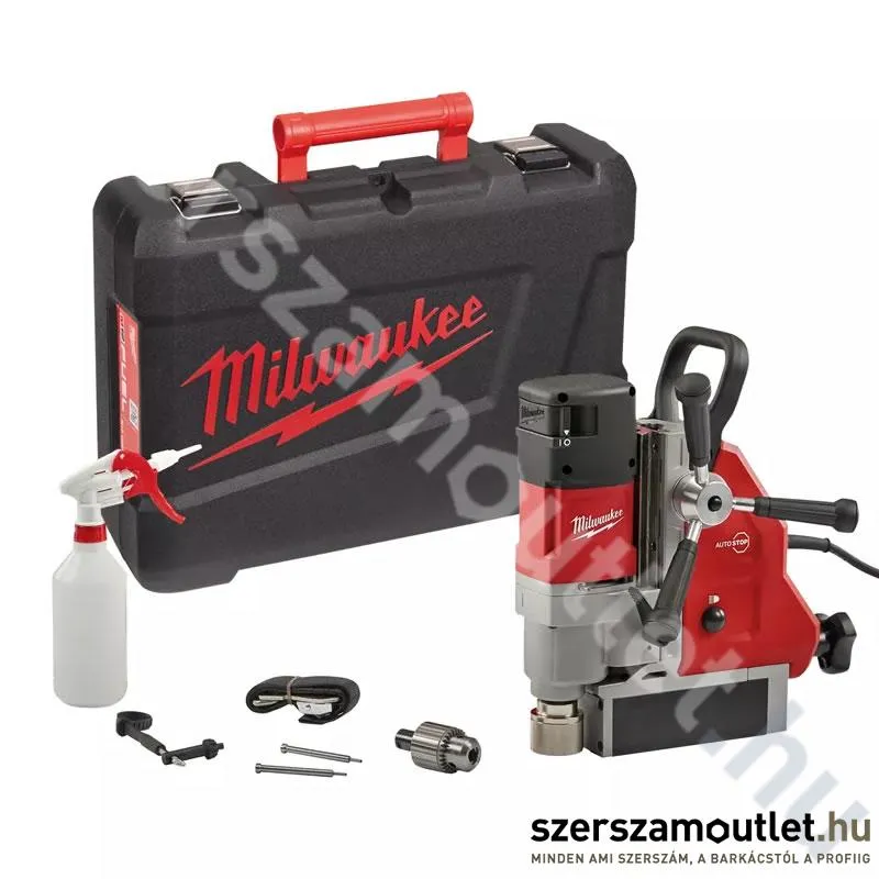 MILWAUKEE MDP 41 Mágnestalpas fúrógép, permanens mágnessel, kofferben (1200W/8890N) (4933451014)