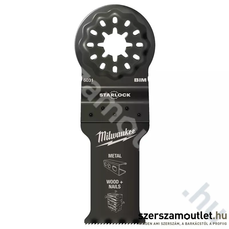 MILWAUKEE MULTITOOL STARLOCK Merülő fűrészlap 28x47mm (többfunkciós) (48906031)