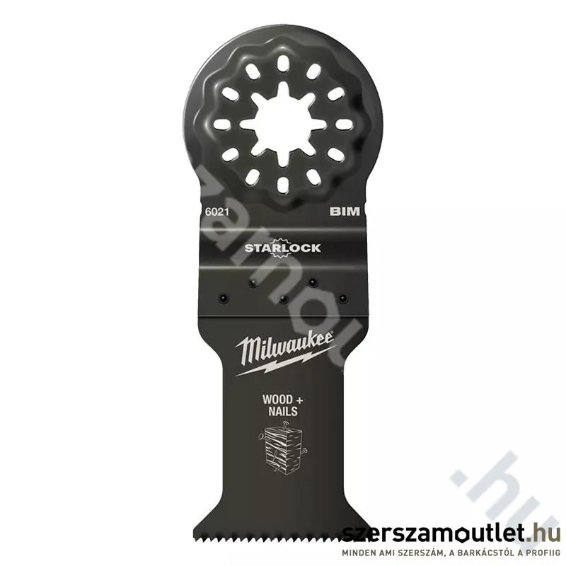 MILWAUKEE MULTITOOL STARLOCK Merülő fűrészlap 35x42mm (szögesfához) (48906021)