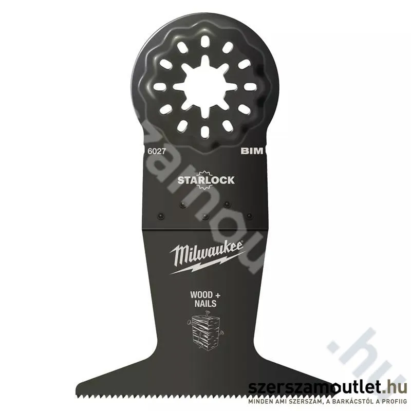 MILWAUKEE MULTITOOL STARLOCK Merülő fűrészlap 65x42mm (szögesfához) (48906027)
