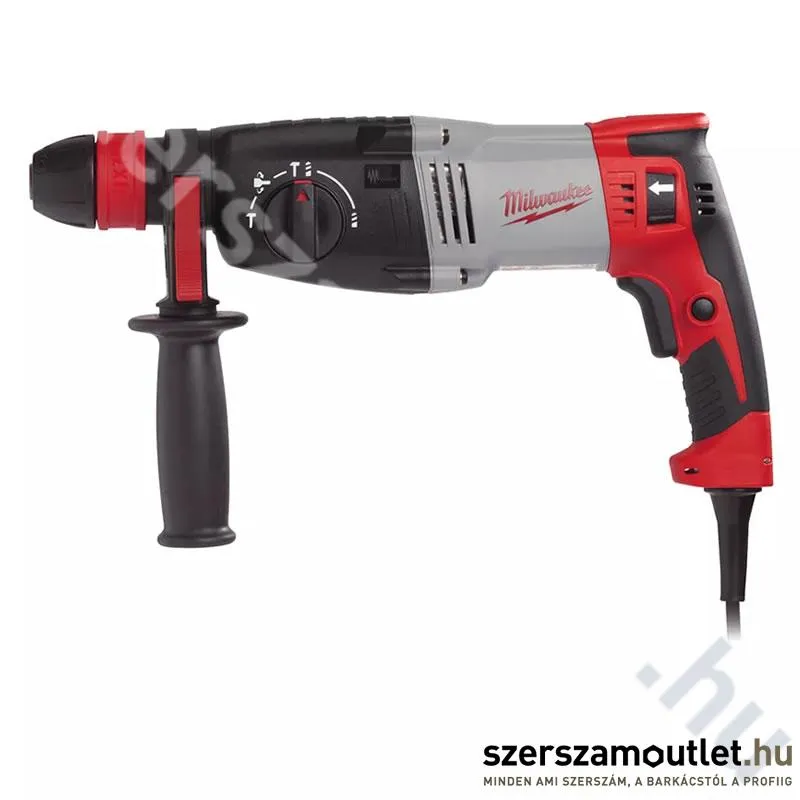 MILWAUKEE PH 28 X Fúró-vésőkalapács SDS-Plus, FIXTEC tokmánnyal, kofferben (820W/3,4J) (4933396392)
