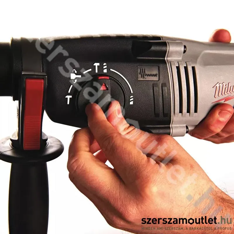 MILWAUKEE PH 28 X Fúró-vésőkalapács SDS-Plus, FIXTEC tokmánnyal, kofferben (820W/3,4J) (4933396392)