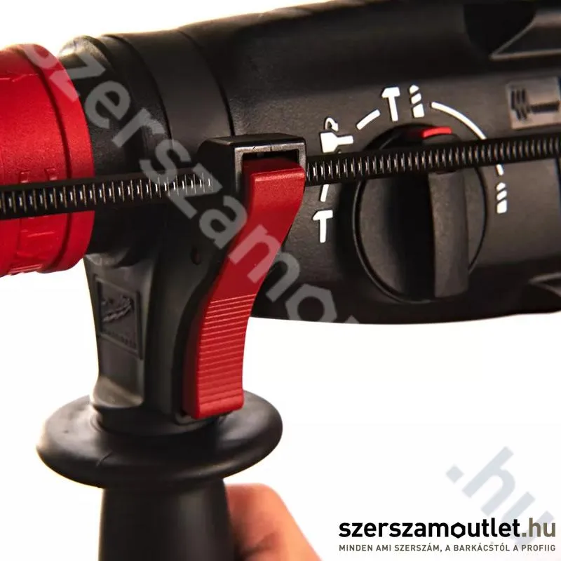MILWAUKEE PH 28 X Fúró-vésőkalapács SDS-Plus, FIXTEC tokmánnyal, kofferben (820W/3,4J) (4933396392)