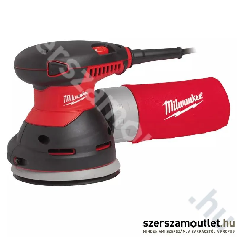 MILWAUKEE ROS 125 E Excentercsiszoló, fordulatszám szabályzós (300W/125mm) (4933433180)