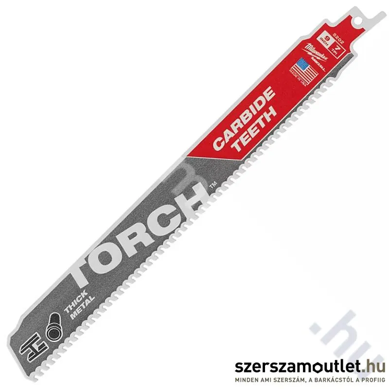 MILWAUKEE TCT TORCH orrfűrészlap fémhez, karbid bontó 230mm (1db) (48475202)(48005202)
